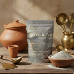 Xealthy Organica Wood Ash Powder – The Traditional, Chemical-Free Dish Cleaner