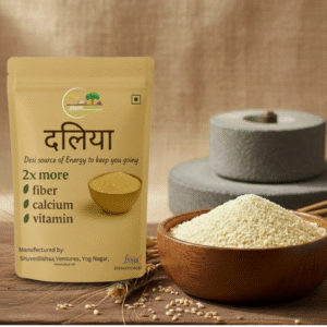 Xealthy Organica Daliya – From Sharbati 306 Wheat, Stone-Ground for Natural Goodness