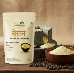 Xealthy Organica Besan – Made from Whole Desi Chana, Not Polished Dal