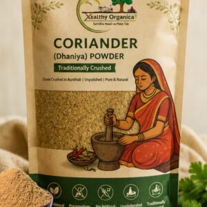 Xealthy Organica Dhaniya Powder (Chemical-Free & Traditionally Slow-Crushed)- 100gm