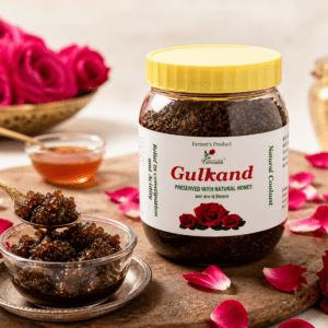 🌹 Gulkand – Natural Rose Preserve with Honey | 100% Pure & Chemical-Free | 500gm